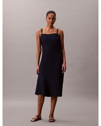 Calvin Klein - Soft Denim Cami Dress - Lyst