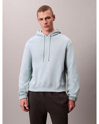 Calvin Klein - Cotton Terry Blend Lounge Hoodie - Lyst