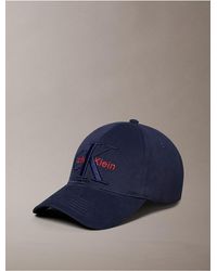 Calvin Klein - Layered Monogram Logo Graphic Baseball Cap - Lyst