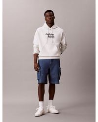 Calvin Klein - 90S Denim Cargo Shorts - Lyst