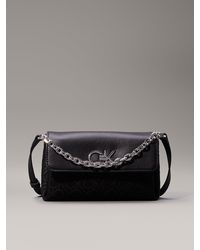 Calvin Klein - Petit sac en bandoulière en jacquard avec logo - Lyst