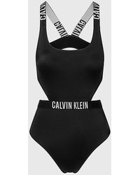 Calvin Klein - Uitgesneden Badpak - Intense Power - Lyst