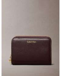 Calvin Klein - Portafoglio Con Zip Medio - Lyst