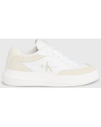 Calvin Klein - Canvas Trainers - Lyst