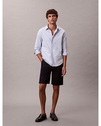Calvin Klein - Cotton Stretch Chino Shorts - Lyst