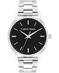 Calvin Klein - Textured Dial Bracelet Watch - Lyst