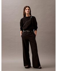Calvin Klein - Broek Met Wijde Pijpen - Lyst