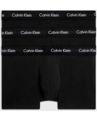 Calvin Klein - Low Rise Trunk 3pk 0000u2664g Boxers,b- White - Lyst