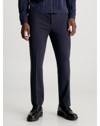 Calvin Klein - Pantalon de jogging en sergé doux et élastique - Lyst