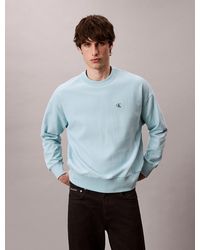 Calvin Klein - Relaxed Monogram Sweatshirt - Lyst