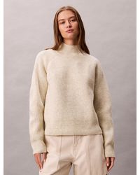 Calvin Klein - Maglione Lavorato A Maglia A Costine Morbido - Lyst