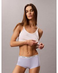 Calvin Klein - Boy Shorts Icon Logo - Lyst
