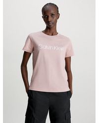 Calvin Klein - Organic Cotton Logo T-Shirt - Lyst