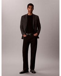 Calvin Klein - Slim Wool Textured Blazer - Lyst