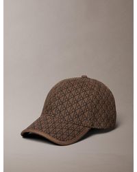 Calvin Klein - Casquette De Base-Ball Entièrement Imprimée De Logos Monogrammes - Lyst