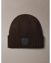 Calvin Klein - Wool Cashmere Blend Beanie - Lyst
