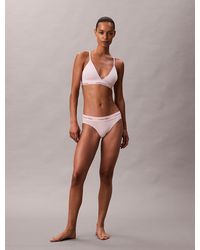 Calvin Klein - Brassière Leggermente Foderata - Lyst