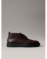 Calvin Klein - Botas desert de piel con amortiguación Airfit® - Lyst
