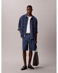Calvin Klein - Jeans 90S Logo Denim Shorts - Lyst