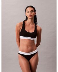 Calvin Klein - Bralette Cotton Modal Rib - Lyst