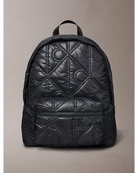 Calvin Klein - Puffer Rugzak Met Monogram-Logo - Lyst
