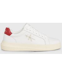 Calvin Klein - Leather Trainers - Lyst