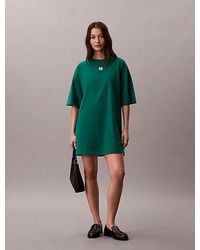 Calvin Klein - Jeans Oversized T-Shirt Dress - Lyst