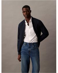 Calvin Klein - Matte Bomber Jacket - Lyst