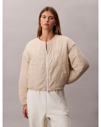 Calvin Klein - Reversible Logo Quilted Jacket - Lyst