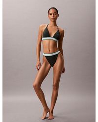 Calvin Klein - High Waisted Bikini Bottoms Ck Icon - Lyst