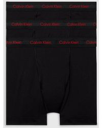 Calvin Klein - Lot de 3 boxers longs - Cotton Stretch Wicking - Lyst