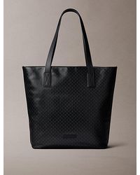 Calvin Klein - Allover Emblem Logo Tote Bag - Lyst