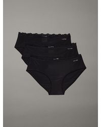 Calvin Klein - 3 Pack Hipster Panties - Lyst