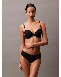 Calvin Klein - Sujetador invisible demi - Soft Sheer Lace - Lyst