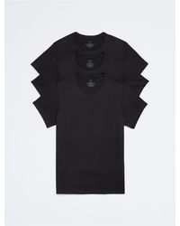 Calvin Klein - Cotton Classics 3-pack Crewneck T-shirt - Lyst