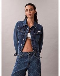 Calvin Klein - Jeans Cropped 90S Denim Jacket - Lyst