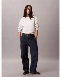 Calvin Klein - Jeans Relaxed Cargo Barrel Jeans - Lyst