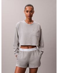 Calvin Klein - Cotton Jersey Lounge Shorts - Lyst