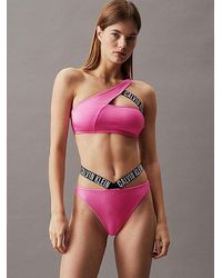 Calvin Klein - One-shoulder Bikinitop - Intense Power - Lyst
