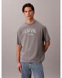 Calvin Klein - Jeans Relaxed Arched Logo T-Shirt - Lyst