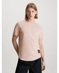 Calvin Klein - Cotton Badge T-shirt - Lyst