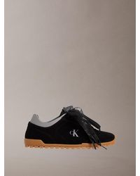 Calvin Klein - Suede Organza Runner Trainers - Lyst