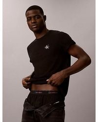 Calvin Klein - Lounge T-Shirt Icon Cotton - Lyst