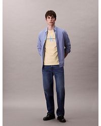 Calvin Klein - T-Shirt Mit Monogramm-Logo - Lyst