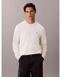 Calvin Klein - Jeans Classic Cotton Monogram Jumper - Lyst