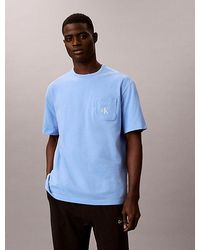 Calvin Klein - Pyjama T-Shirt Icon Cotton Stretch Graphic - Lyst