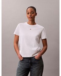 Calvin Klein - Jeans Soft Cotton Badge T-Shirt - Lyst