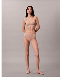 Calvin Klein - Ideal Cotton High Rise Brief - Lyst