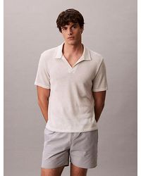 Calvin Klein - Medium Drawstring Swim Shorts - Lyst