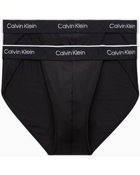 Calvin Klein 2er-pack Slips - Ck Pro Air - Zwart